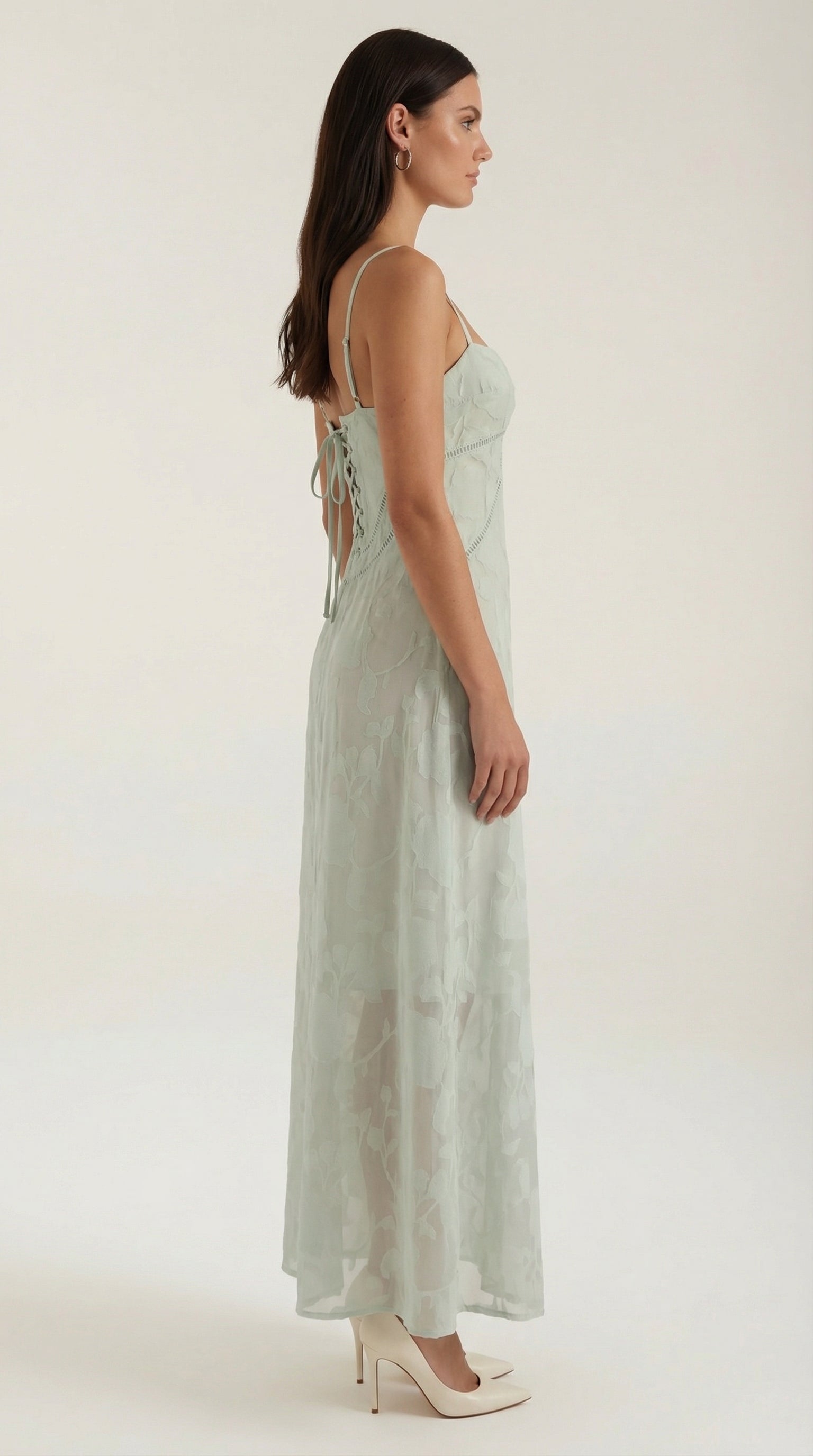 Arabelle Spitzen-Maxikleid