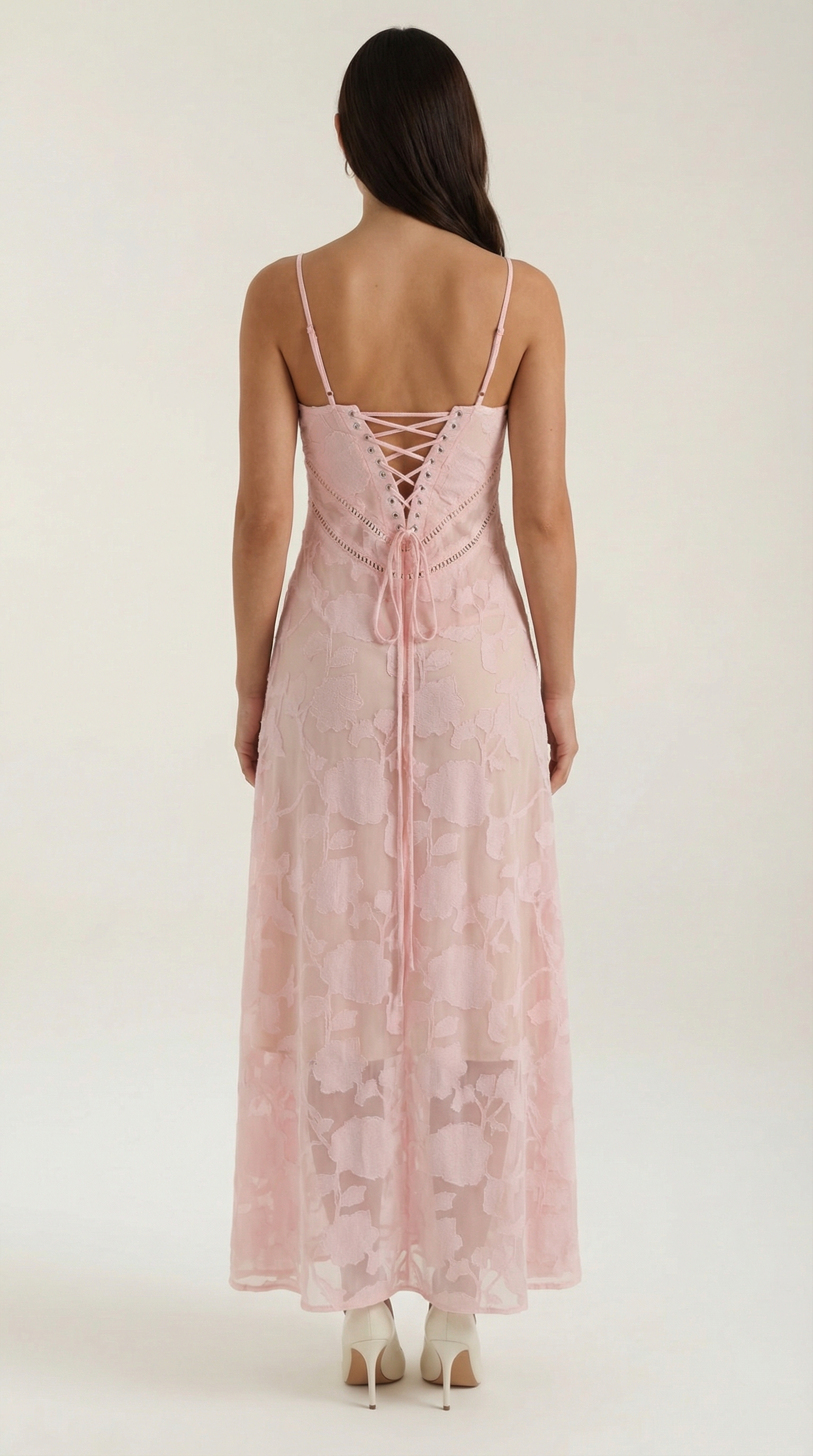 Arabelle Spitzen-Maxikleid